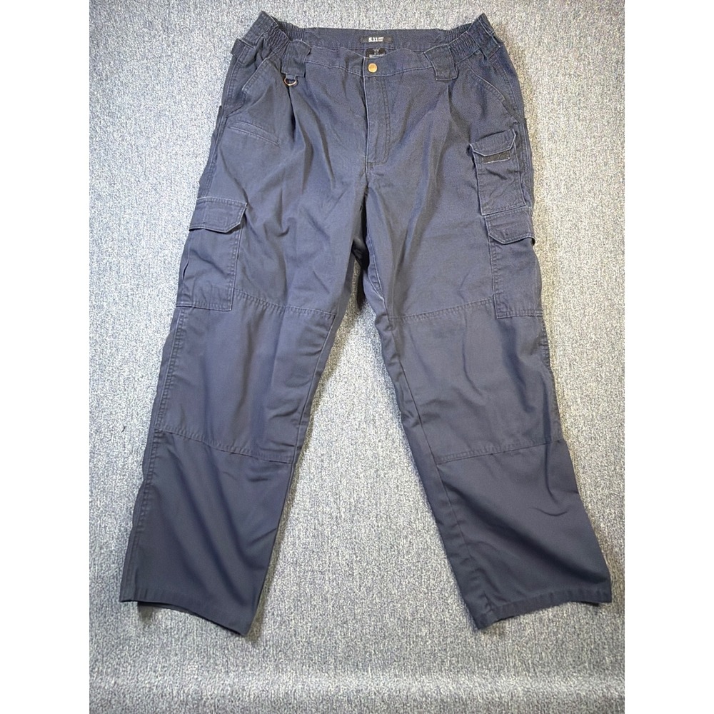 5.11 Tactical Mens Cargo Pants Navy Blue 40x30 Work Outdoor‎ Utility Trousers